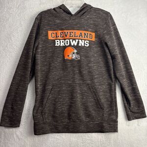 Cleveland Browns Youth Team Apparel Brown Hoodie Pullover Youth  XL